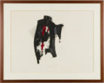 Carlo Ramous dipinto 1958 senzatitolo 40x52