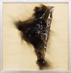 Carlo Ramous dipinto 1960 senzatitolo 41x41