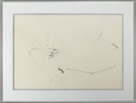 Carlo Ramous dipinto 1974 senzatitolo 42x60