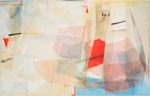 Carlo Ramous dipinto 1999 se tenir autrefois azur 60x92