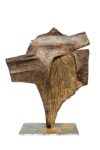 Carlo Ramous scultura bronzo 1960 lacerazione h97x75x27